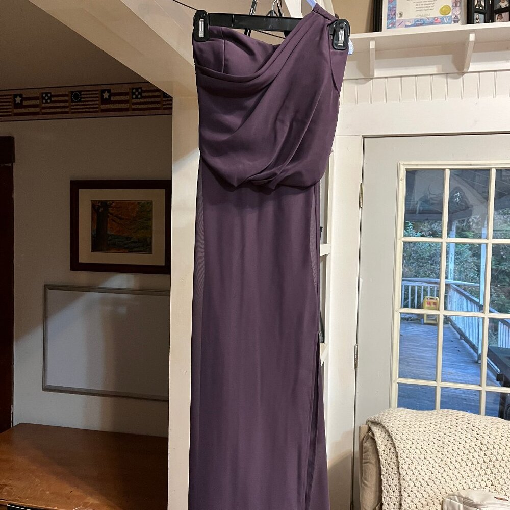 Bridesmaid's Dress in plum